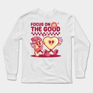 chocolate and heart vector vintage Long Sleeve T-Shirt